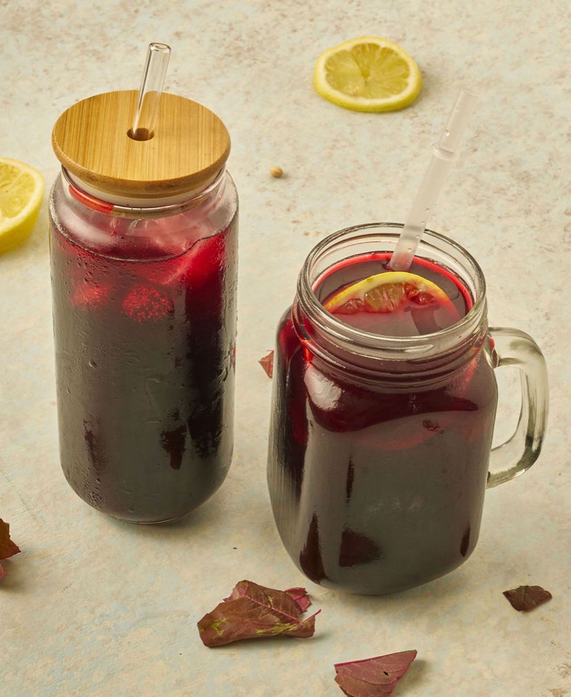 Traditional Zobo hibiscus drink