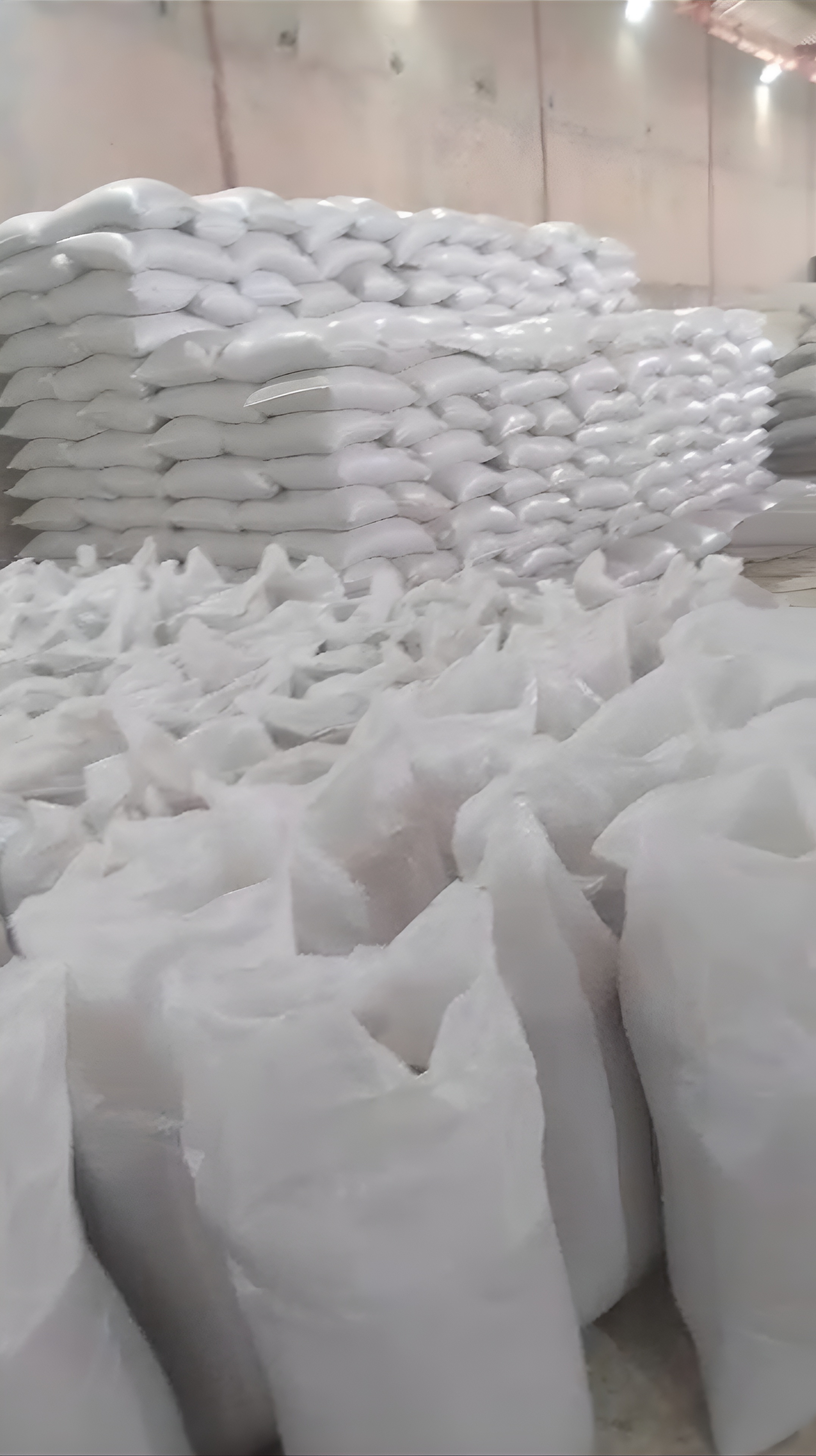 Hibiscus bags in warehouse ready for export